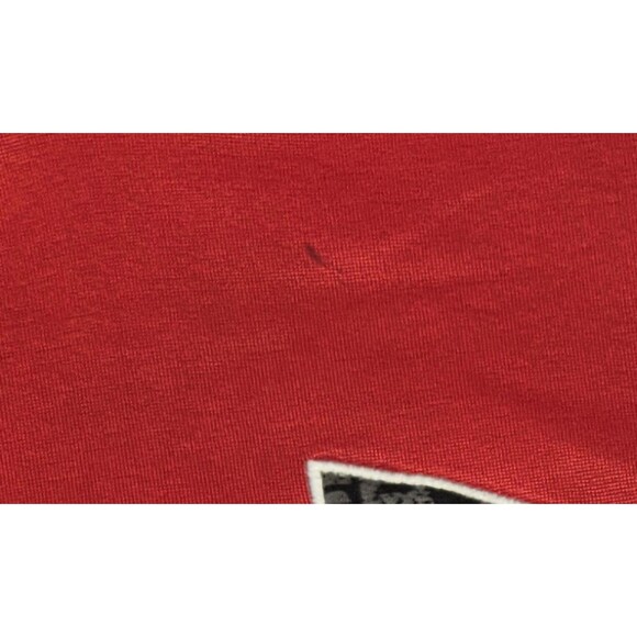 UNDER ARMOUR red Poly Logo Pullover Hoodie Sweatshirt Youth Medium YMD loose - Picture 5 of 7